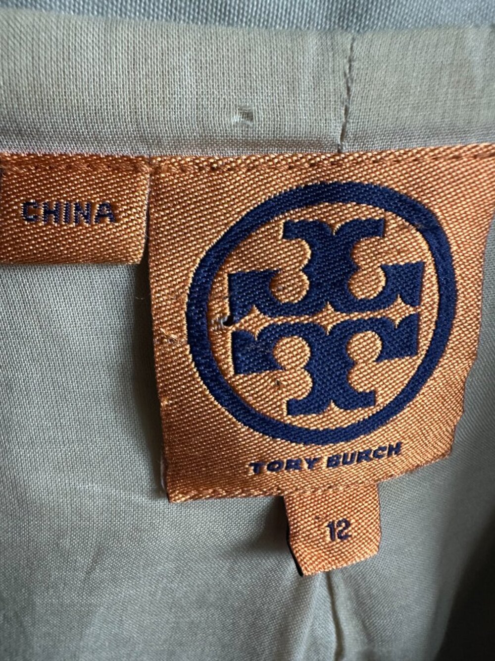 Tory Burch Tan casual jacket. - Picture 3 of 5